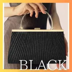 【ブラック】新品★パーティーバッグ クラッチ 2way 　結婚式　パーティー
