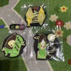 新品》 이치방쿠지 こびとづかん H賞 蓄光ラバーコースター 3종 세트