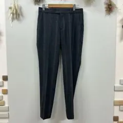 【アンタイトル】 ワールド カジュアルパンツ チェック柄 テーパードパンツ S