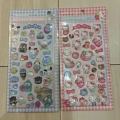 ボンボンドロップ　立体シール　2枚セット