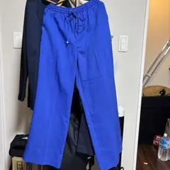 グリーンレーベルリラクシング オルマイ リネン混 テーパード パンツ