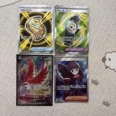 ポケカセット(SR×4)（メガシグナル、カウンターゲイン、ホウオウV、シキミ）のサムネイル