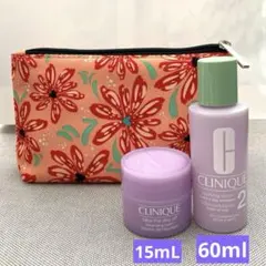 CLINIQUE クリニーク ローション、クレンジング、ポーチのセット（未使用）