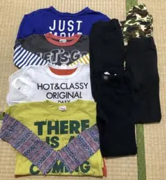 キッズ服セット（長袖Tシャツ・パンツ）　8枚セット