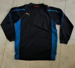 140 Puma 長袖ジャージ 紺/青 ピステ ウインドブレーカー