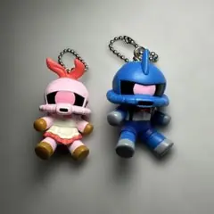 【おまけ付】MSぽっふす ザク（おんなの子） グフ（おとこの子）ガンダム