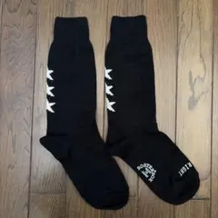 新品未使用 ROSTER SOX スターデザイン ソックス ブラック 日本製