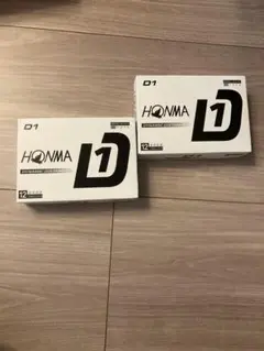 【新品・ホワイト】 ホンマD1 　ゴルフボール　2ダース