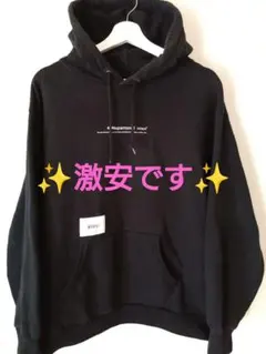 WTAPS ブラック フード付きパーカー サイズ X 01 - メルカリ