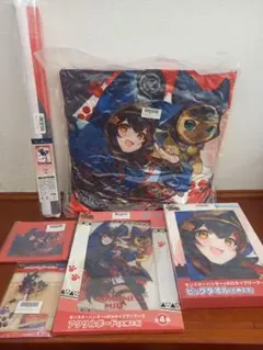 ホロライブ　大神ミオ　カプとれ　クッション　タペストリー　タオル まとめ売り