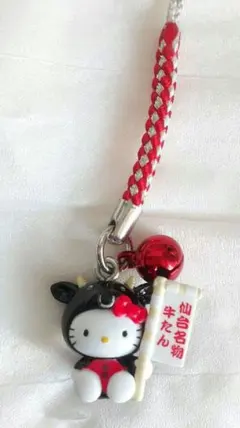 【レア】ご当地キティ根付 宮城限定仙台名物牛たん2006年