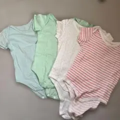 ベビー 半袖ボディスーツ★4枚セット