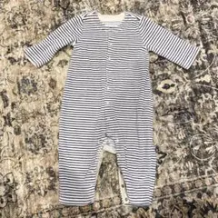 babyGap パイル生地　ボーダー　ロンパース　 70cm