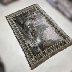 絵画風 マルチカバー ソファカバー ラグ トーマスキンケイド 170x110