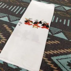 和風イラスト 手ぬぐい コットン製