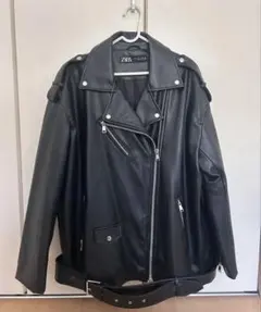 2025年最新】ZARA オーバーサイズ レザージャケットの人気アイテム