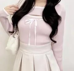 デコルテオープンリブニット INGNI