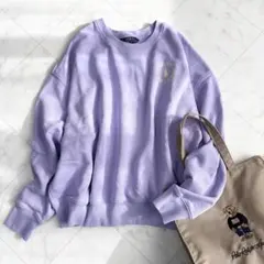 希少【ラルフローレン】スウェット　トレーナー　ポニーロゴ　コットン　現行　紫