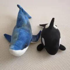 シャチ、サメぬいぐるみセット - メルカリ