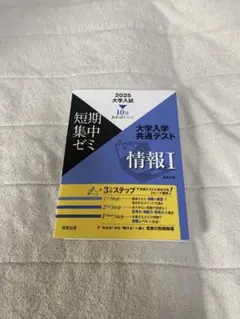 短期集中ゼミ 大学入試共通テスト 情報Ⅰ 2025