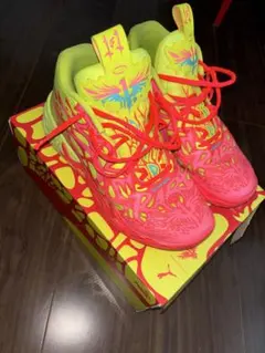 かい様専用】PUMA Melo バスケットシューズ ベージュ/マルチカラー