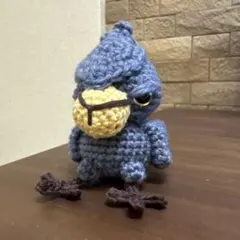 ハシビロコウ あみぐるみ キーホルダー