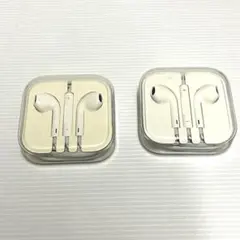 Apple iPhone 純正 イヤホン (プラグタイプ)2個セット