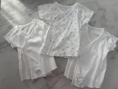 【familiar】短肌着3枚セット 50-60cm【ファミリア】