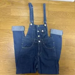 デニムサロペットshein