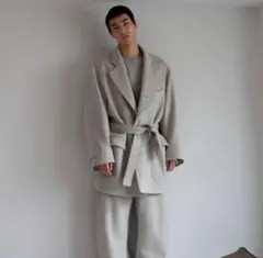 希少 call 毛足長め シャギー 落ち感◎ ジャケット パンツ セットアップ