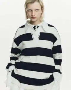 再入荷1点Bibiy. FRANCINE RUGBY TOP ビビィ - メルカリ