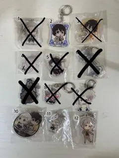 文スト アクリルキーホルダー 【中島敦・太宰治・芥川龍之介】