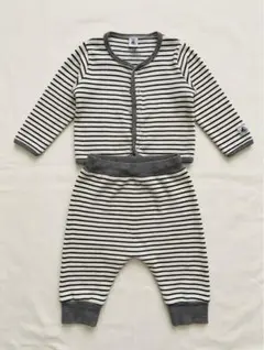 PETIT BATEAU ベビー カーディガン パンツ セット プチバトー