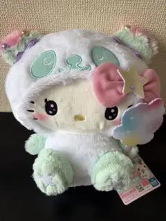 パンダ ハローキティ ゆめかわミントカラー BIGぬいぐるみ