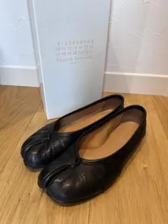 Maison Margiela タビ　バレエシューズ ブラック 22.5cm