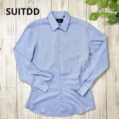 【希少】SUITDD ＊ スリムフィット ドビー織り ドレスシャツ 綿100%