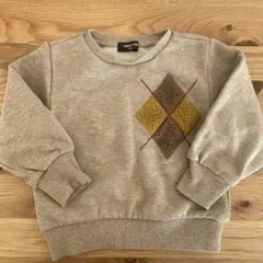 COMME CA ISM ベージュ トレーナー 100A