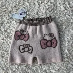 【最終セール】スロギーG063 ハローキティ 1分丈ニットパンツ