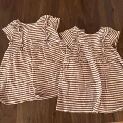 プチバトー　ワンピース　双子