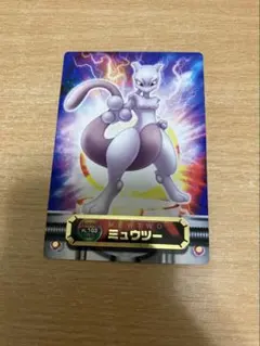 ポケモン ずかんカード ミュウツー 金字