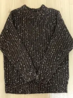 Wcloset シャイニーつぶニット　プルオーバー