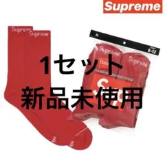 Supreme Hanes シュプリーム　ヘインズ　靴下　ソックス　赤　レッド