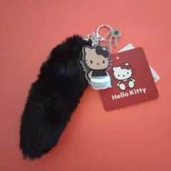 ハローキティ HelloKittyしっぽチャーム付きアクリルキーホルダー