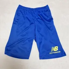 new balance ハーフパンツ 150 青　黄色