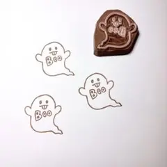 消しゴムはんこ　おばけ　2点セット