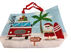 ROSSショッピングバッグ　クリスマスサンタ柄