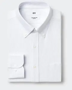 【新品・未使用・未開封】スーパーノンアイロンジャージースリムシャツ/ボタンダウン