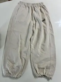 ZARA スウェットパンツ アイボリー