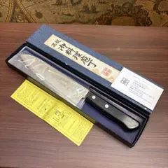 A0102）菊一文字 三徳包丁 キッチン 調理器具 包丁 ナイフ 在銘 銘あり