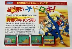 セガマーク3 青春スキャンダル 箱・説明書あり セガマーク3 青春スキャンダル 箱・説明書あり